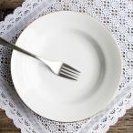 白い食器 金線 20.7cm クープ皿 / 中皿