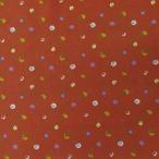  полиэстер .. ткань (75744)pi-chis gold маленький цветочный принт pt( Brown ) ткань ширина 112cm количество 1(50cm)275 иен MADE in JAPAN