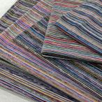 [ высокое качество хлопок нить утилизация ] хлопок 30/ небо . вязаный (2007-2)* осталось нить * красочный .. мульти- окантовка ткань ширина 170cm количество 1(50cm)500 иен MADE in JAPAN