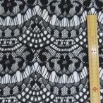  полиэстер кружевное полотно (105T) черный ткань ширина 110cm количество 1(50cm)193 иен местного производства 