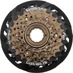 シマノ ターニー MF-TZ500-6A-CP ボスフリー スプロケット 14-28T プロテクター付 (X1643) SHIMANO Tourney MF TZ 500 6 A CP マルチプルホイール AMFTZ5006428