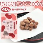 紅大豆甘納豆 40g 風と光 国産 甘納豆 甘さ控えめ 豆菓子 和菓子 おやつ 間食 お茶請け 食べきりサイズ お菓子 持ち運び