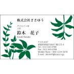 [ дизайн визитная карточка печать ] цветок визитная карточка F_009_s [ цвет визитная карточка одна сторона 100 листов входит с футляром ] шаблон . выбор .. простой визитная карточка изготовление 
