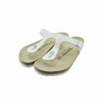 ビルケンシュトック BIRKENSTOCK Gizeh ギゼ レギュラーフィット スライド キャンプ アウトドア レジャー 白 シロ 65 (ホワイト(25cm〜))