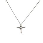 ショッピングティファニー ティファニー TIFFANY&Co. ネックレス インフィニティクロス エルサペレッティ Pt950プラチナ レディース