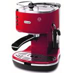 De'Longhi デロンギ エスプレッソメーカー アイコナ ECO310R カプチーノ ラテアート エスプレッソマシン カップウォーマートレイ レトロデザイン レ