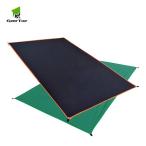 【GeerTop】(ブラック・グリーン) グランドシート(90cm×210cm)テントシート 耐水圧8000mm レジャーシート タープ 日除けシェルター 軽量  爆買