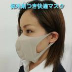 (M/L）立体マスク 夏マスク 【マスクも保冷剤も日本製】　飛沫感染防止 4個保冷剤つき 洗える快適マスク 冷感マスク 冷涼タイプ フェイスマスク 保冷剤ポケット