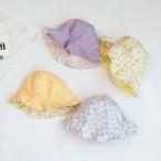 Yahoo! Yahoo!ショッピング(ヤフー ショッピング)リバーシブルフラワーハット 2way UVカット アウトドアハット キッズ 子供 花柄 リバーシブル ハット HAT 紫外線対策 日焼け対策 日よけ 熱中症予防