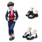 Yahoo! Yahoo!ショッピング(ヤフー ショッピング)フォーマルシューズ 男の子 女の子 キッズ フォーマル 靴　エレガントデザイン ジュニア 白 黒 ネイビー 紺 サンダル ミュール ローヒール 低め 発表会 結婚式