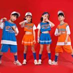 Kids танцевальный костюм выставить hip-hop мода девушки мужчина танцевальный костюм . рука .... tops s влажный цвет брюки-карго K-POP Корея синий 