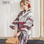 8タイプ選べる 浴衣 レディース 大きいサイズ セット 浴衣  2点セット 浴衣 綿 セット ワンピース 大人 花柄 帯 浴衣 作り帯 ベージュ 赤 レッド ブルー 紺 白