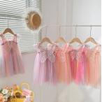  девочка One-piece радуга рисунок One-piece сырой . сырой .tsubasa имеется обычный надеты детский сад мягкий Kids платье party stage танцевальный костюм chu-ru хлопок 100%