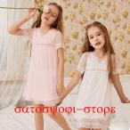  неглиже Kids одежда оборудование детская одежда Корея девочка белый розовый простой пижама One-piece весна лето короткий рукав гонки ребенок одежда салон одежда спальная одежда симпатичный 