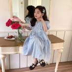  One-piece Kids лето девочка 150cm 90cm фортепьяно презентация свадьба платье ребенок ребенок одежда короткий рукав One-piece хлопок Junior детская одежда детская одежда модный симпатичный "Семь, пять, три" 