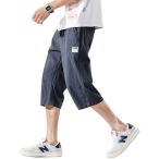 ハーフパンツメンズサルエルパンツ夏...