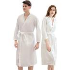 ペアルックバスローブメンズ速乾ワッ...