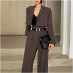 オフィスレディブレザースーツビンテ...