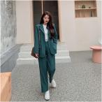 春秋女性のオフィススーツツーピース...