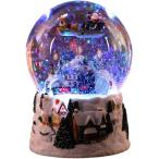 オルゴール クリスマス プレゼント スノードーム スノーオルゴール 音楽付き 音楽 ライト 回転可能 冬の風景 クリスマス雪(ws161)