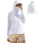  Rush Guard lady's Parker swimsuit contact cold sensation UPF50+ Rush Parker summer . sweat speed . long sleeve with a hood . light weight (xt367)