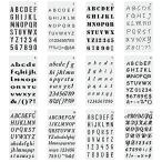 EUSTACE 12枚セット ステンシルシート アルファベット 数字 テンプレート 種類が多い ステンシルプレート 製図ステンシル 描画ステンシルプレ
