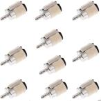 燃料フィルター 草刈機 刈払機 チェーンソー 農機具用 部品 ガーデンツールパーツ エンジンスペアーパーツ 交換パーツ 10個