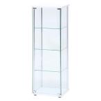 ショッピングフィギュア 不二貿易 コレクションケース フィギュアケース 4段 幅42.5×奥行36.5×高さ120cm ホワイト 全面ガラス 組立商品 ロータイプ 9734