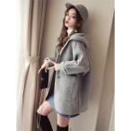  пальто женский осень-зима мутоновое пальто с капюшоном . искусственный мутон внешний боа длинный рукав большой размер модный симпатичный одноцветный casual 