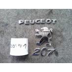 Peugeot 207 ABA-A75F01 эмблема включение в покупку не возможно быстрое решение товар 