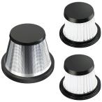 *3 шт. комплект 23656 ZX-107 23887/23889 ZX-109. соответствующий автомобильный пылесос портативный очиститель. замена детали 1 шт нержавеющая сталь фильтр +2 шт HEPA фильтр 