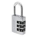  Япония блокировка сервис ABUS большой dial . легктй для просмотра большой dial таблеток серебряный 30mm 145-BigD/30