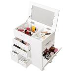  Hagi . cosme Wagon туалетный столик с зеркалом cosme box туалетный столик белый ширина 46× глубина 28× высота 50.5cm вдоволь место хранения с роликами MUD-6649
