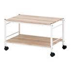  Takeda корпорация боковой стол Vintage натуральный 65×45×38cm Vintage style с роликами мульти- стол T8-VCMT65