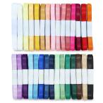 Payevxo 6mm лента атлас 30 цвет каждый 5m комплект двусторонний атлас лента упаковка лента красочный ручная работа для лента рукоделие наряд la