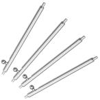 CeiBand 20mm 4本 時計ベルト ステンレススチール バネ棒 18mm 20mm 22mm サイズあり スライド式バネ棒 直径(Φ