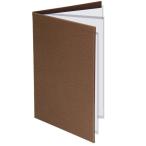  меню книжка жесткий чехол 6 страница (3 листов 6 поверхность ) A4 PRO-MFA4-6 ( Brown )