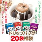 コーヒー 珈琲 ドリップコーヒー 送料無料 １分で出来る コーヒー専門店の ドリップバッグ の お試し 20杯福袋 グルメ