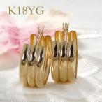 K18YG 3連 フープ ピアス 6.0x14.0mm 18k イエローゴールド ジュエリー シンプル 三連 ゴールド 輪 遮断式 シンプル プレゼント 送料無料 SAP0183