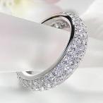 ダイヤモンド パヴェ pt900 豪華 2.50ct フルエタニティリング 指輪 レディース ギフト プレゼント SAR0022