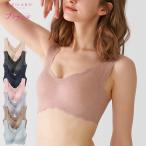 【メール便送料無料】GUNZE KIREILABO ブラファンデ ノンワイヤーブラジャー カットオフ レース レディース グンゼ キレイラボ ＃W1Q1 01-KB1655[M便 1/1]
