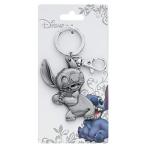 ショッピングスティッチ Disney Stitch (ディズニー スティッチ) Pewter Keyring (キーホルダー) [並行輸入品] シルバー 3