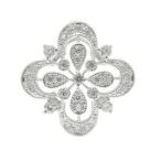 ラペルピン ブローチ PT900プラチナ ダイヤモンド ピンバッジ ピンブローチ タイピン タイニーピン ネクタイピン ミル打ち メンズ 天然石 プレゼント ギフト