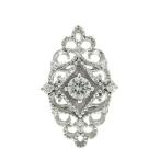 ラペルピン ブローチ PT900プラチナ プラチナラペルピン ダイヤモンド 透かし ピンバッジ ピンブローチ タイピン タイニーピン ネクタイピン ミル打ち 天然石