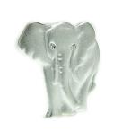 SV950シルバー ラペルピン ゾウ 象 エレファント 動物 キュービック ピンバッジ ピンブローチ ブローチ タックピン タイニーピン タックピン ネクタイピン