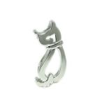 ラペルピン ブローチ プラチナ プラチナラペルピン ねこ ネコ ペット 地金 動物 レディース ピンバッジ ピンブローチ タイピン ネクタイピン 猫ラペルピン PT900