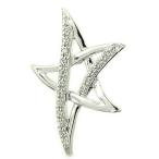 SV925シルバー ラペルピン 星 スター 星座 キュービック ピンバッジ ピンブローチ ブローチ タックピン タイピン タイニーピン ネクタイピン プレゼント お勧め
