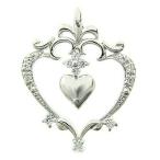 SV925シルバー ラペルピン ブローチ シルバーラペルピン ハート 葉 葉っぱ リーフ ピンバッジ ピンブローチ タイピン タイニーピン ネクタイピン キュービック