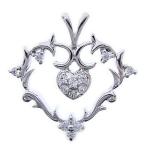 SV925シルバー ラペルピン ブローチ シルバーラペルピン ハートラペルピン 葉 葉っぱ リーフ ピンバッジ ピンブローチ タイピン タイニーピン ネクタイピン