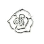 ラペルピン ブローチ PT900プラチナ プラチナラペルピン 薔薇 バラ お花 透かし ダイヤモンド ピンバッジ ピンブローチ タイピン タイニーピン ネクタイピン